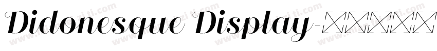Didonesque Display字体转换